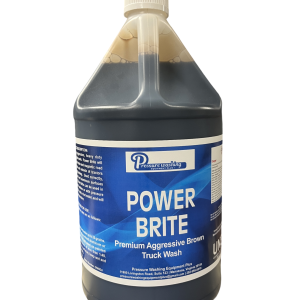Power Brite 1 Gallon ITD 11110-01 Aggressive Brown Truck Wash Concentrate