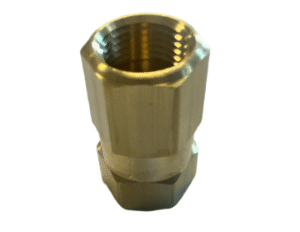 BRASS CHECK VALVE 1/2" FPT I/O, 1200PSI
