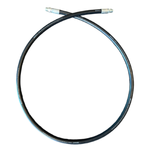 4000 PSI 3/8"x2' WHIP LINE WITH 3/8 MPT CONNECTIONS