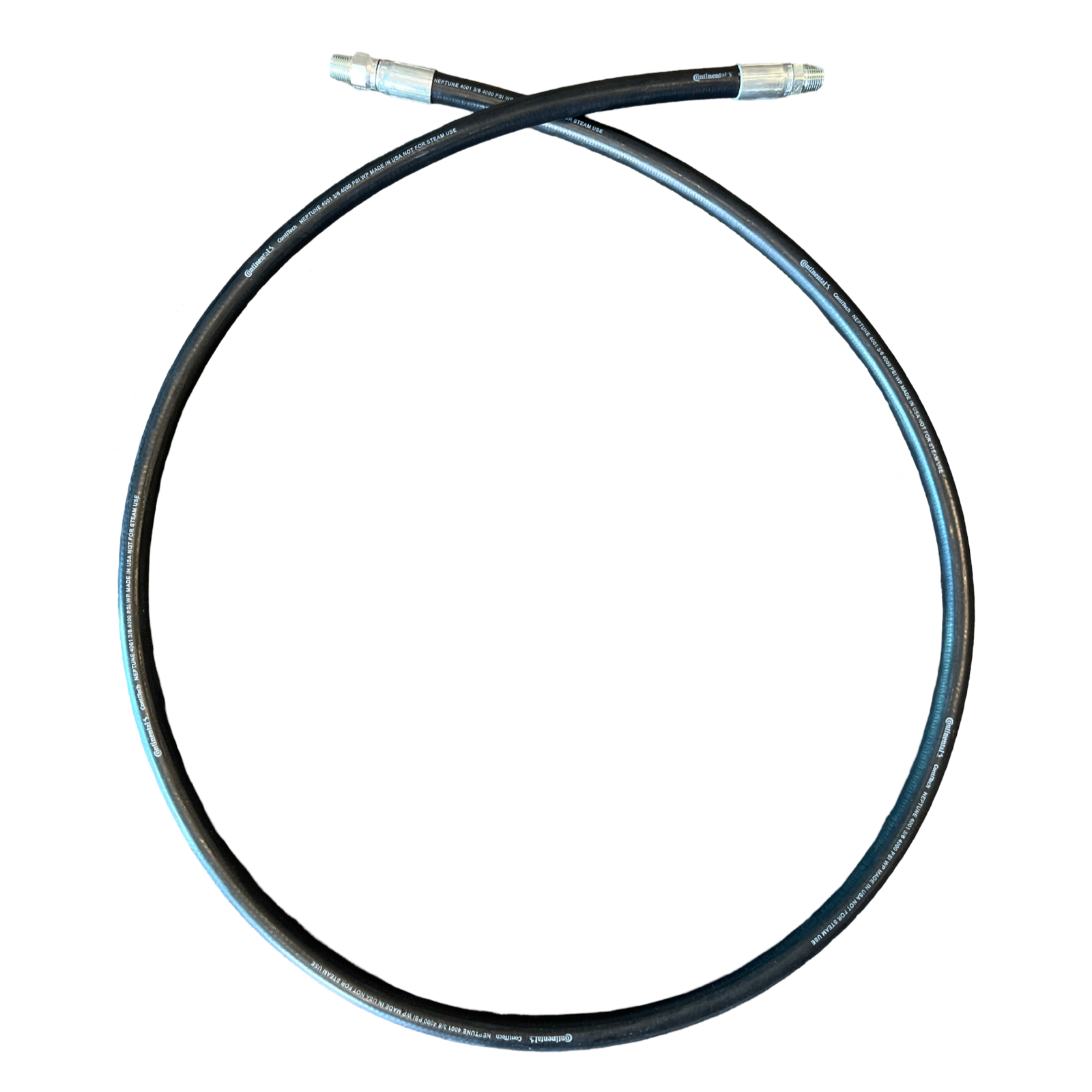 4000 PSI 3/8"x10' WHIP LINE WITH 3/8 MPT CONNECTIONS