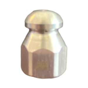 S.S. SEWER NOZZLE 1/4 FPT #6.5 (.9mm orifices)