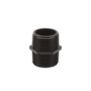 BANJO 1 1/4" SHORT POLY NIPPLE