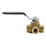 BALL VALVE 3-WAY 1/4" FPT
