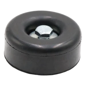 FOOT, RUBBER 2.5"x1" W/NUT, BOLT & WASHER (HOCKEY