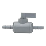 PLASTIC BALL VALVE 1/4" HOSE BARB ENDS 30