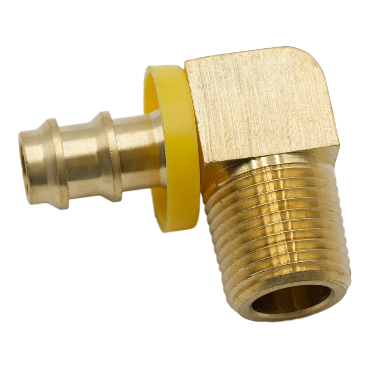 PUSH ON HOSE BARB SWIVEL 3/8 HOSE X 1/4 MPT