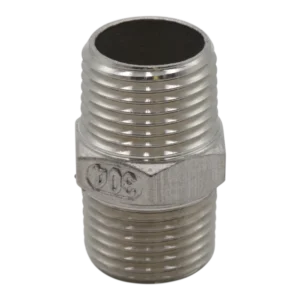 304SS HEX NIPPLE 1" MPT 150#