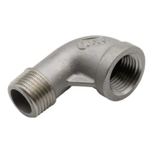 304SS ST. ELBOW 3/8 FPT X MPT 150#