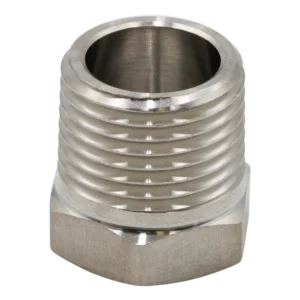 (60)304SS HEX BUSHING 1/2MPT X 3/8FPT 150#