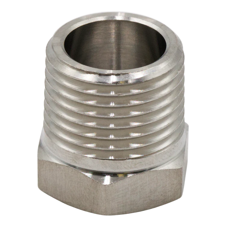 (60)304SS HEX BUSHING 1/2MPT X 3/8FPT 150#